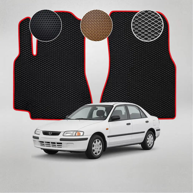 EVA grindų kilimėliai, skirti „Mazda 323“ 5-osios kartos sedanui (1994–2000 m.)