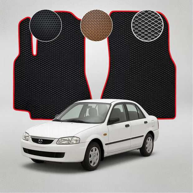 EVA grindų kilimėliai, skirti Mazda 323 6 gen. Sedan (1998–2000)