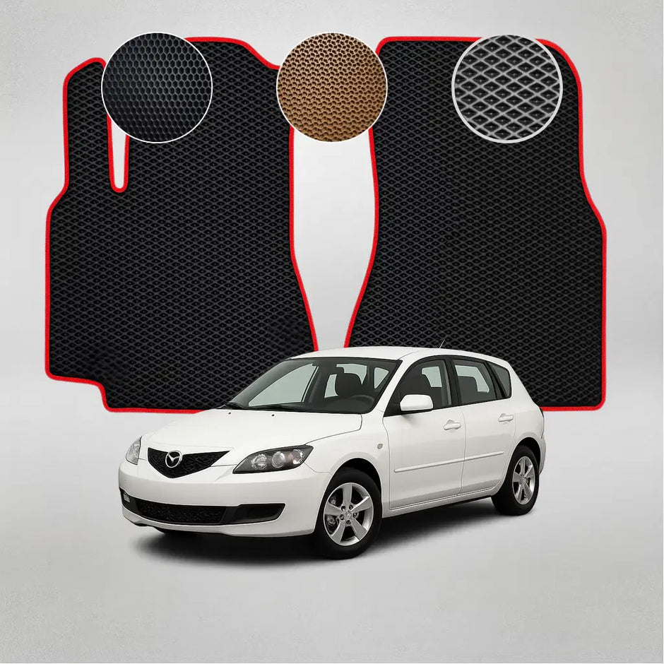 EVA kilimėliai, skirti „Mazda 3“ pirmosios kartos hečbekui (2003–2009 m.)