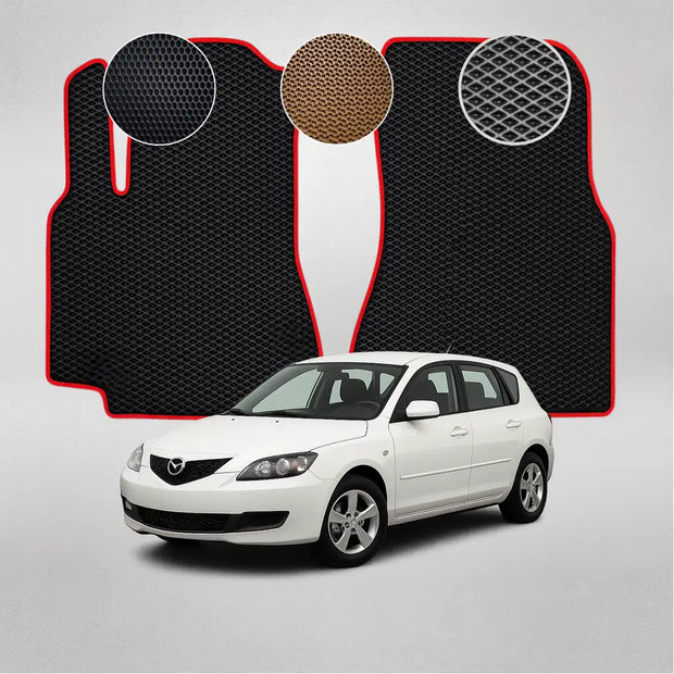 EVA kilimėliai, skirti „Mazda 3“ pirmosios kartos hečbekui (2003–2009 m.)