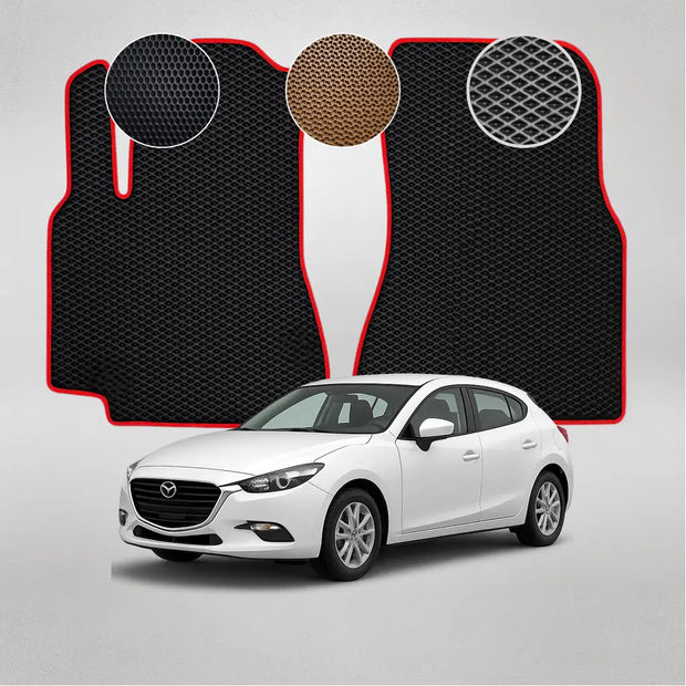 EVA grindų kilimėliai, skirti „Mazda 3“ 3-iosios kartos hečbekui (2013–2019 m.)