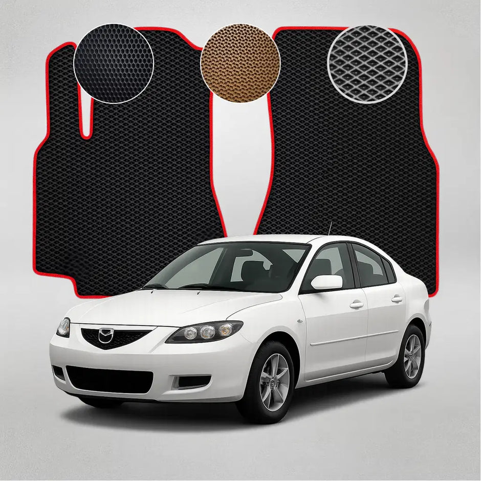 EVA grindų kilimėliai, skirti „Mazda 3“ pirmosios kartos sedanui (2003–2009 m.)