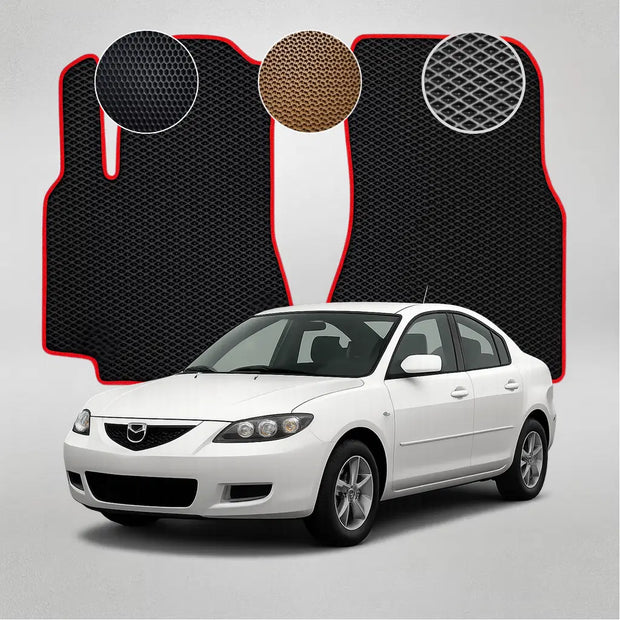 EVA grindų kilimėliai, skirti „Mazda 3“ pirmosios kartos sedanui (2003–2009 m.)