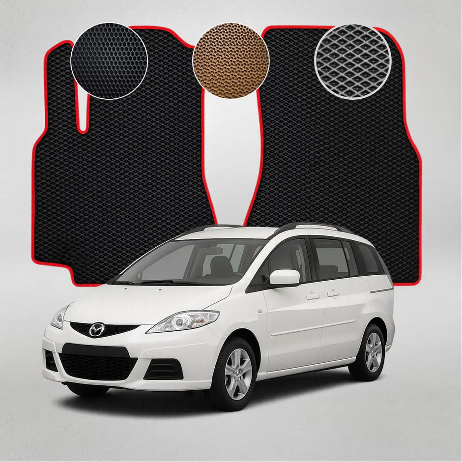 EVA kilimėliai, skirti „Mazda 5“ 3-iosios kartos minivenui (nuo 2010 m.)