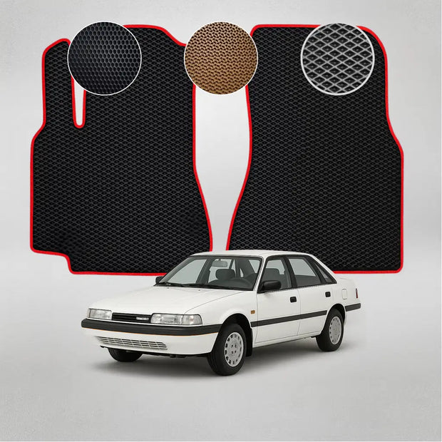 EVA grindų kilimėliai, skirti „Mazda 626“ 3-iosios kartos sedanui (1987–1991 m.)