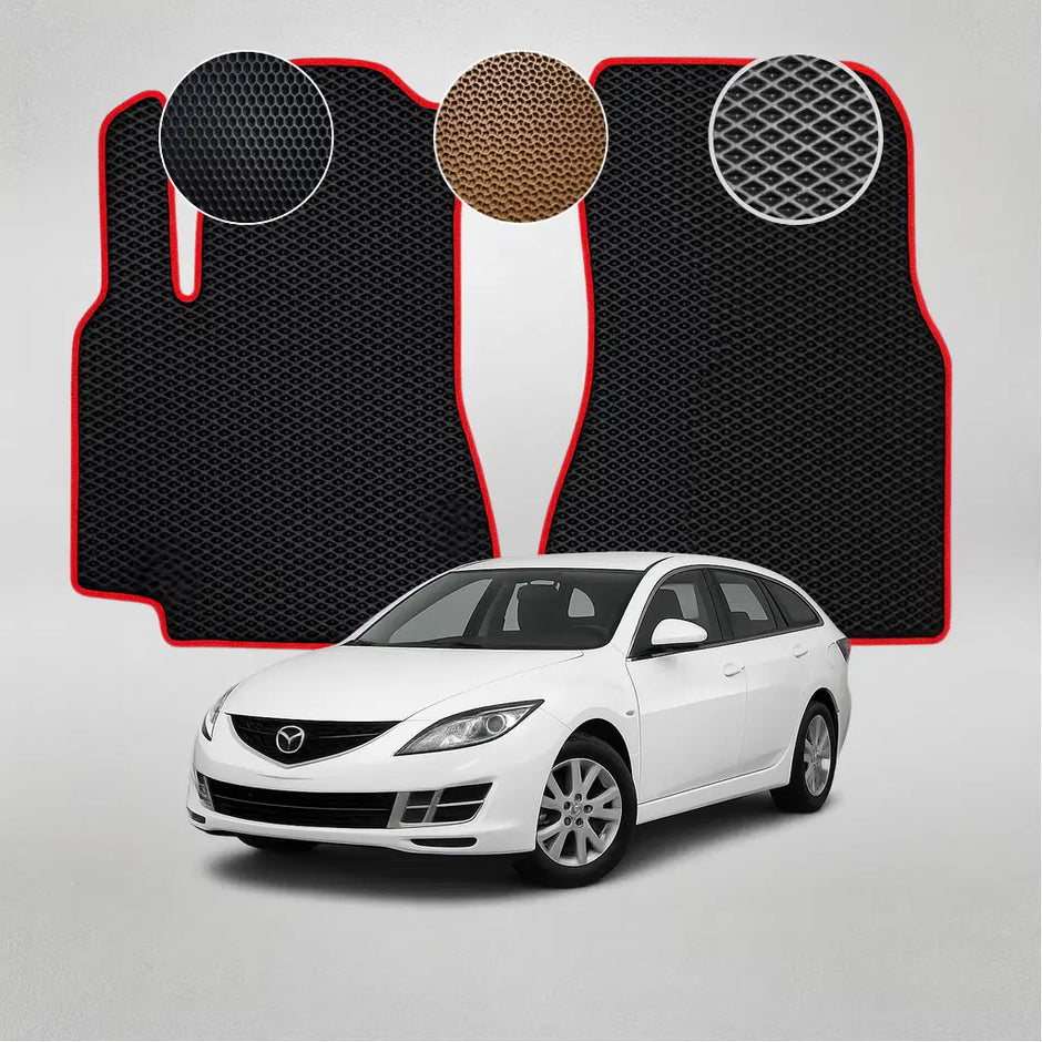 EVA grindų kilimėliai, skirti „Mazda 6“ antros kartos hečbekui (2008–2012 m.)