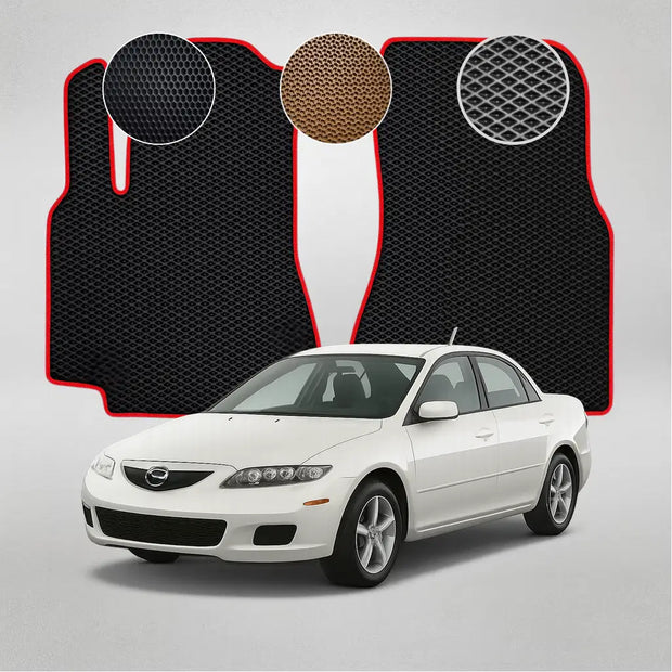 EVA grindų kilimėliai, skirti „Mazda 6“ pirmosios kartos sedanui (2005–2008 m.)