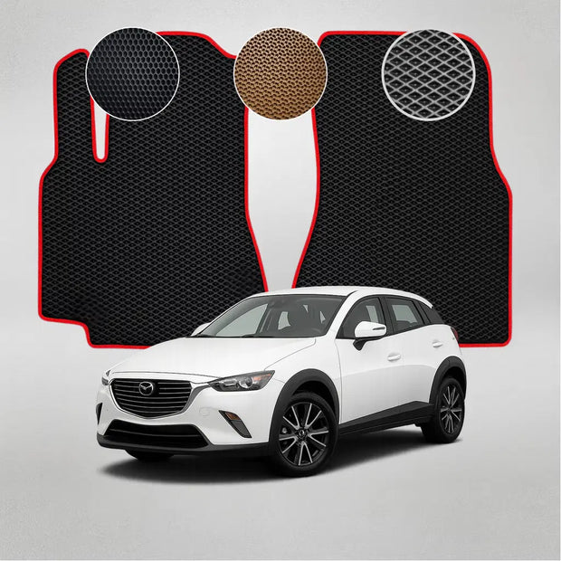 EVA grindų kilimėliai, skirti „Mazda CX-3 Touring“ pirmosios kartos krosoveriui (2015–2018 m.)