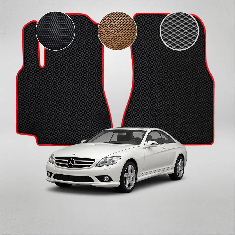 EVA grindų kilimėliai, skirti „Mercedes-Benz C216 CL“ klasės 3-iosios kartos kupė (2006–2013 m.)