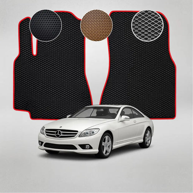 EVA grindų kilimėliai, skirti „Mercedes-Benz C216 CL“ klasės 3-iosios kartos kupė (2006–2013 m.)
