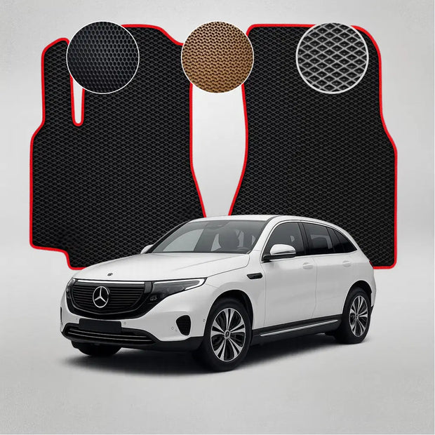 EVA grindų kilimėliai, skirti „Mercedes-Benz EQC“ pirmosios kartos krosoveriui (nuo 2018 m.)