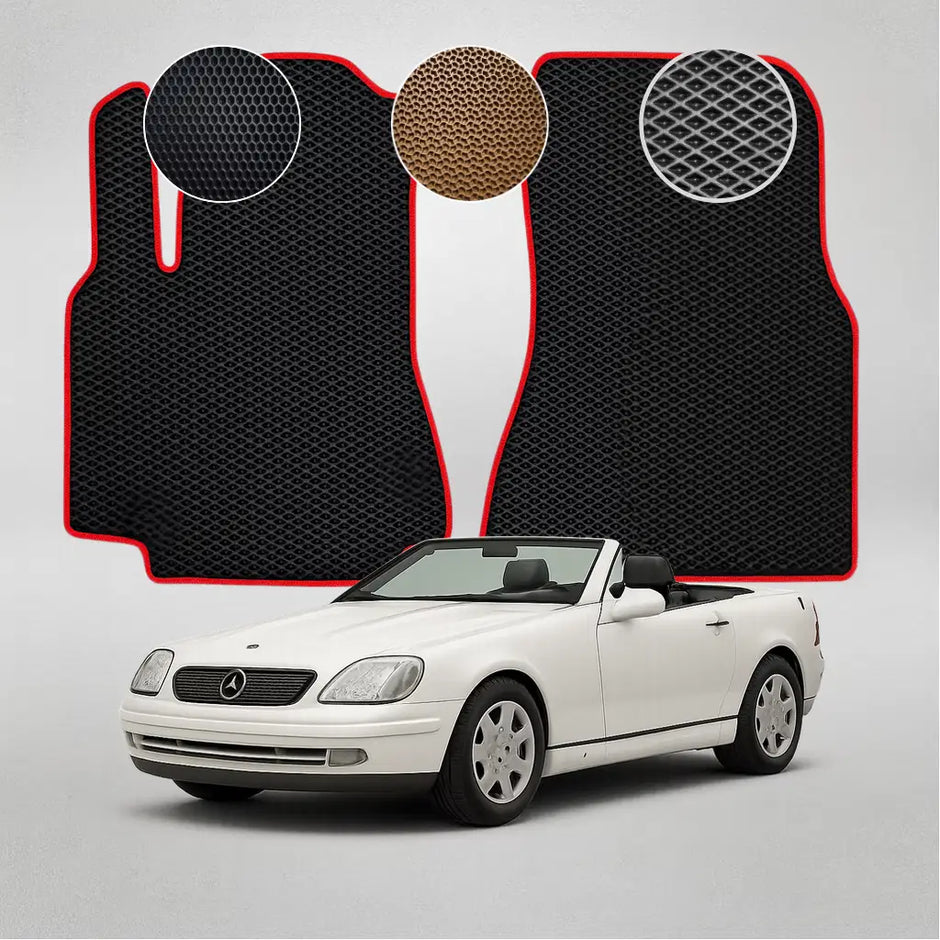 EVA grindų kilimėliai, skirti „Mercedes-Benz R170 SLK“ pirmos kartos kupė (1996–2004 m.)