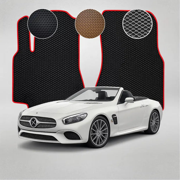 EVA grindų kilimėliai, skirti „Mercedes-Benz R231 SL“ 6-osios kartos kabrioletui (2016–2020 m.)