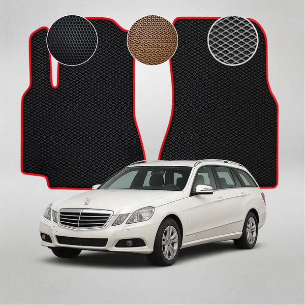 EVA grindų kilimėliai, skirti „Mercedes-Benz S212 E“ klasės 4-os kartos „Kombi“ (2009–2013 m.) automobiliui
