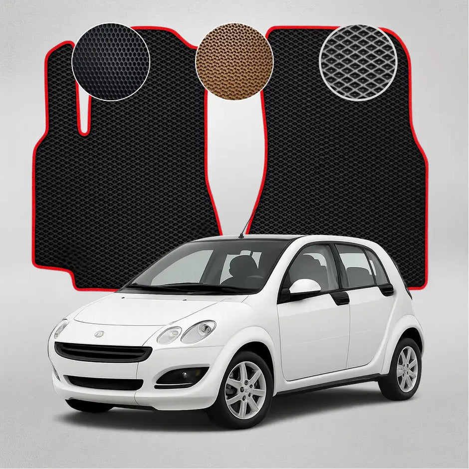 EVA grindų kilimėliai, skirti „Mercedes-Benz SMART Forfour“ pirmosios kartos hečbekui (2004–2006 m.)