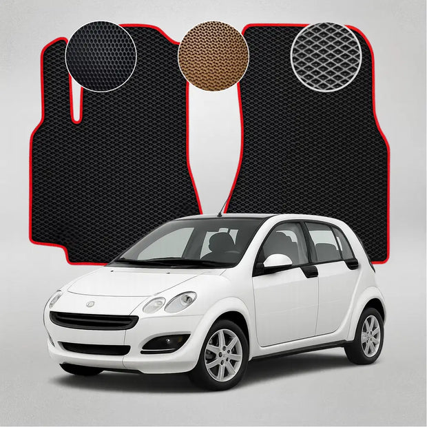 EVA grindų kilimėliai, skirti „Mercedes-Benz SMART Forfour“ pirmosios kartos hečbekui (2004–2006 m.)