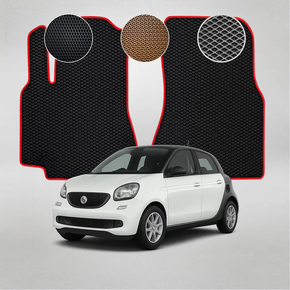 EVA grindų kilimėliai, skirti „Mercedes-Benz SMART Forfour“ antros kartos hečbekui (nuo 2014 m.)