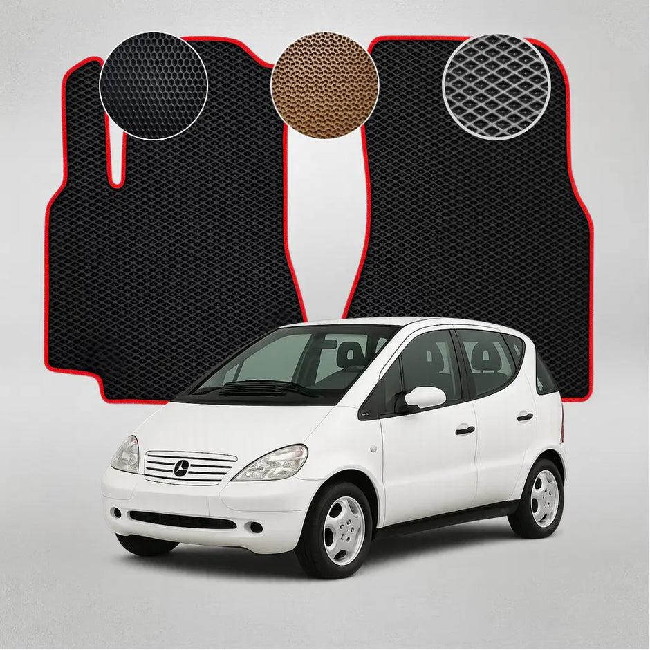 EVA grindų kilimėliai, skirti „Mercedes-Benz V168/A160 A“ klasės pirmosios kartos hečbekui (1997–2004 m.)