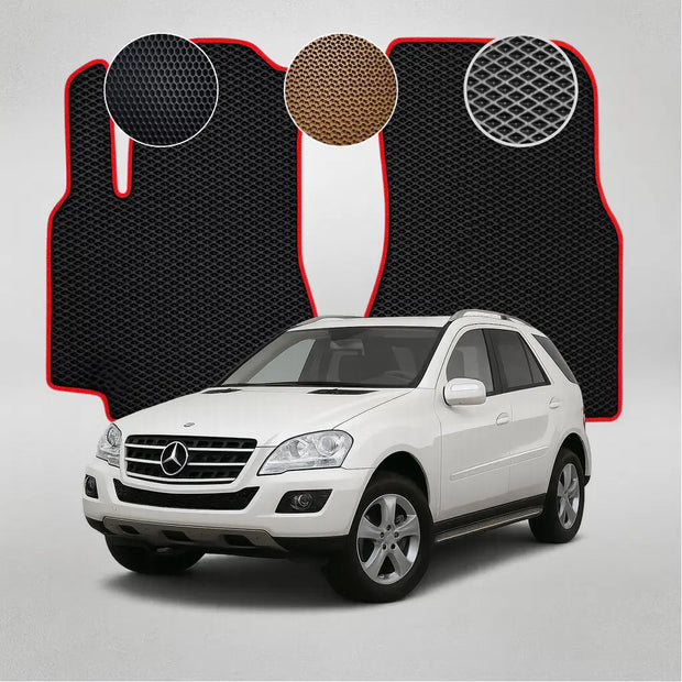 EVA grindų kilimėliai, skirti „Mercedes-Benz W164 ML“ klasės antros kartos krosoveriui (2008–2011 m.)