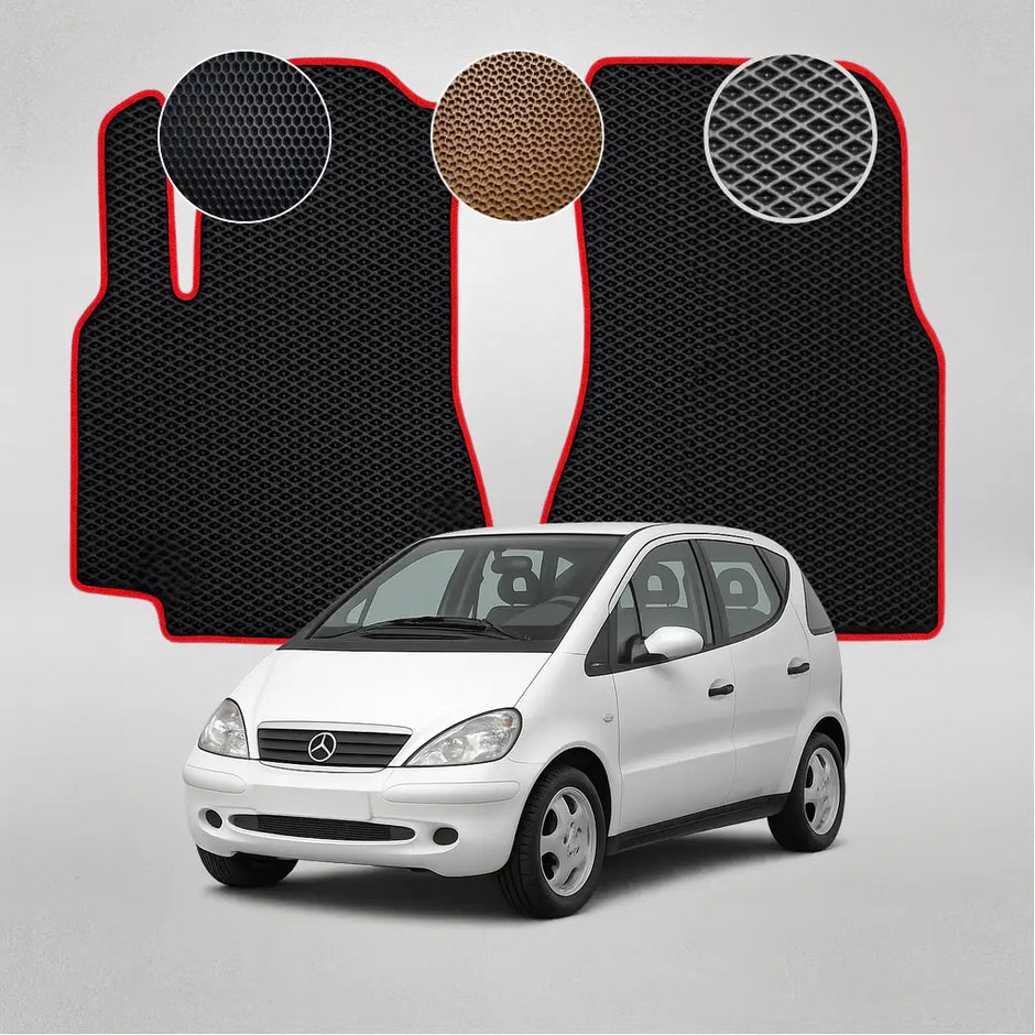 EVA grindų kilimėliai, skirti „Mercedes-Benz W168/A190 A klasės 1-osios kartos hečbekui“ (1997–2004 m.)