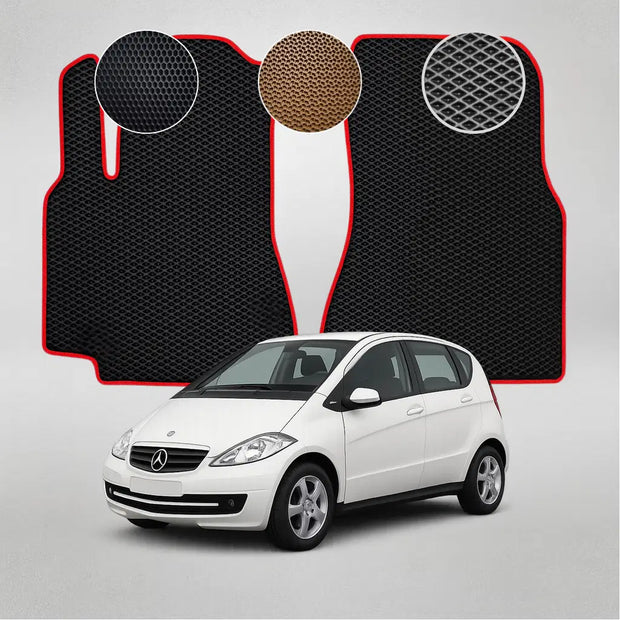 EVA grindų kilimėliai, skirti „Mercedes-Benz W169“ A klasės antros kartos hečbekui (2004–2008 m.)