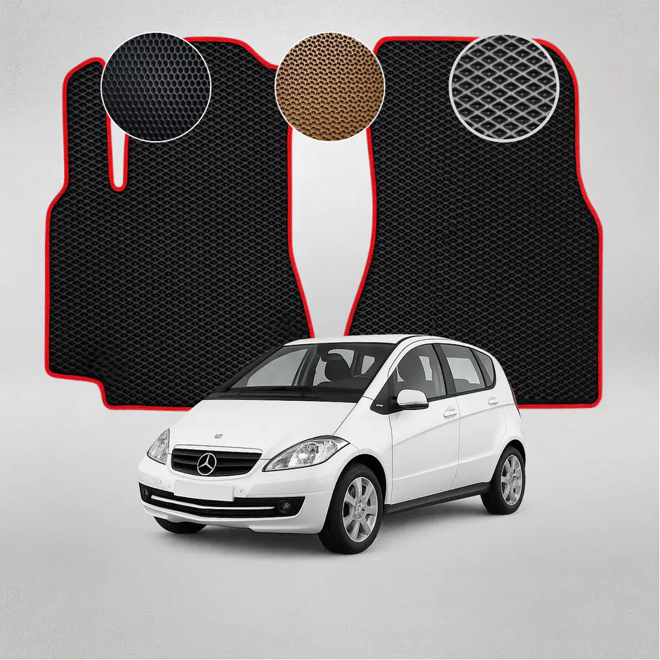 EVA grindų kilimėliai, skirti „Mercedes-Benz W169“ A klasės antros kartos hečbekui (2008–2012 m.)