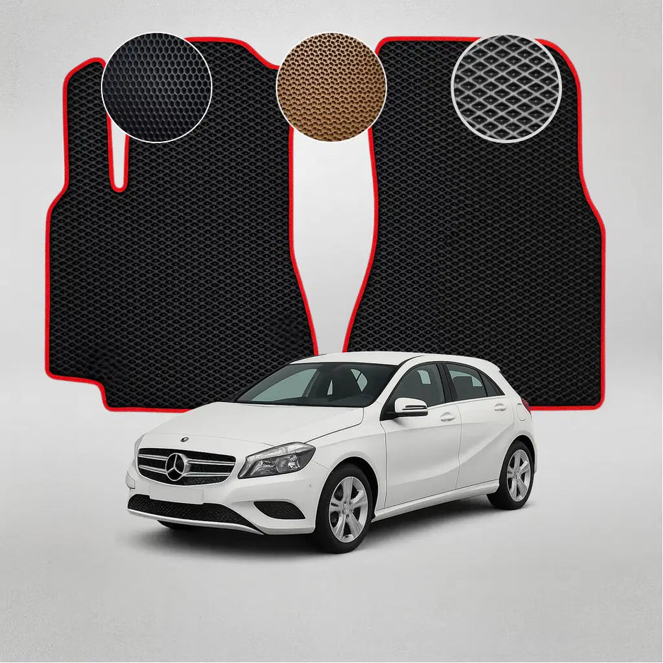 EVA grindų kilimėliai, skirti „Mercedes-Benz W176 A“ klasės 3-iosios kartos hečbekui (2012–2015 m.)