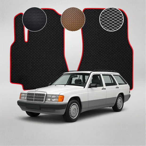 EVA grindų kilimėliai, skirti „Mercedes-Benz W201 C“ klasės 1-osios kartos universalui (1982–1993 m.)