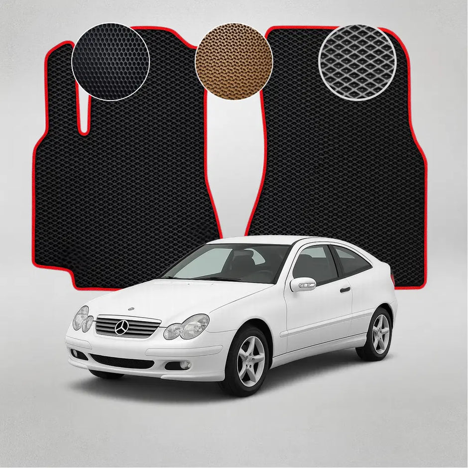 EVA grindų kilimėliai, skirti „Mercedes-Benz W203 C“ klasės antros kartos kupė (2001–2007 m.)
