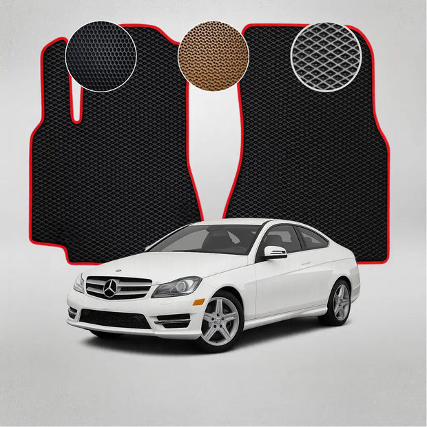 EVA grindų kilimėliai, skirti „Mercedes-Benz W204 C“ klasės 3-iosios kartos kupė (2011–2015 m.)