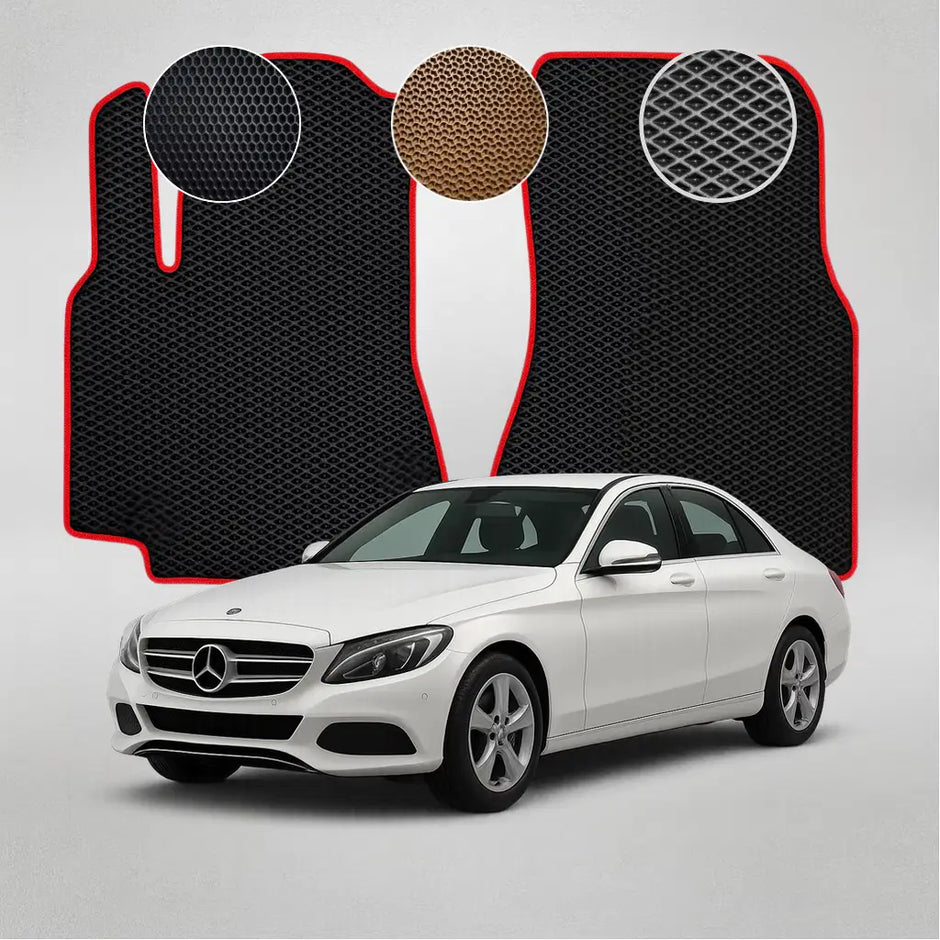EVA grindų kilimėliai Mercedes-Benz W205 C klasės 4-os kartos sedanui (nuo 2014 m.)