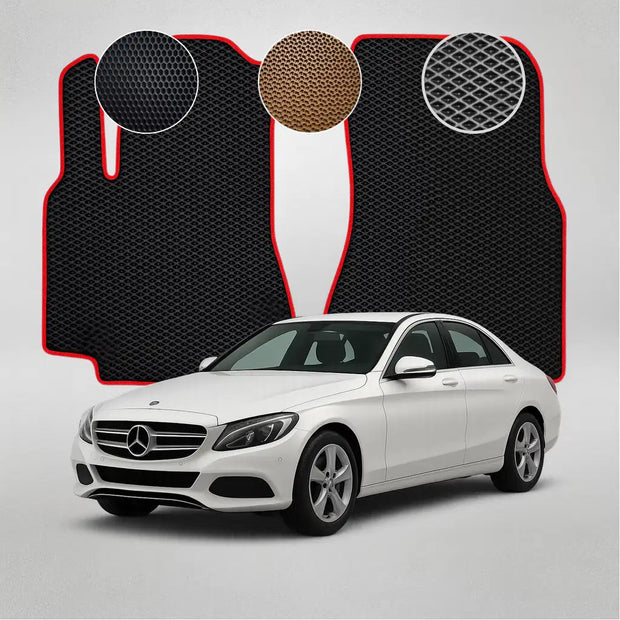 EVA grindų kilimėliai Mercedes-Benz W205 C klasės 4-os kartos sedanui (nuo 2014 m.)