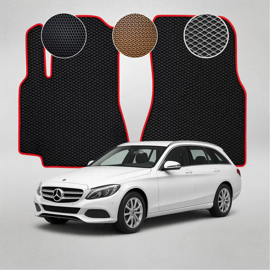 EVA grindų kilimėliai, skirti „Mercedes-Benz W205 C“ klasės 4-os kartos universalui (2014–2017 m.)