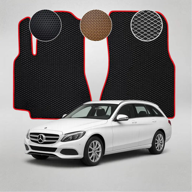 EVA grindų kilimėliai, skirti „Mercedes-Benz W205 C“ klasės 4-os kartos universalui (2014–2017 m.)