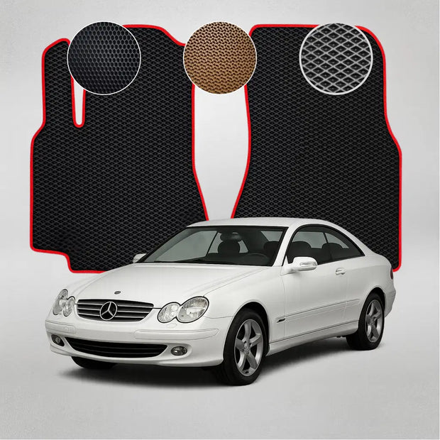 EVA grindų kilimėliai, skirti „Mercedes-Benz W209 CLK“ klasės antros kartos kupė (2002–2009 m.)