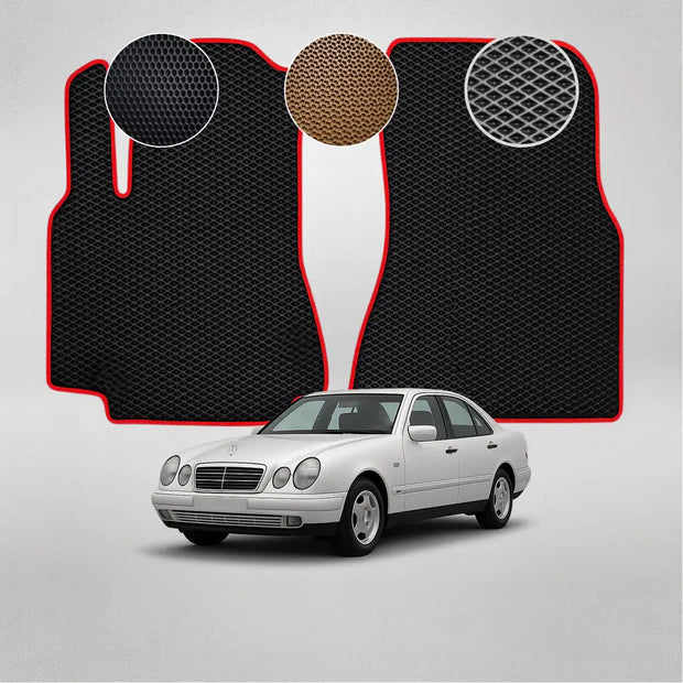 EVA grindų kilimėliai, skirti „Mercedes-Benz W210 E“ klasės antros kartos sedanui (1995–1999 m.)