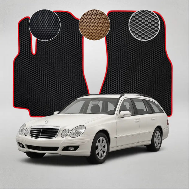 EVA grindų kilimėliai, skirti „Mercedes-Benz W211 E“ klasės 3-iosios kartos universalui (2002–2009 m.)