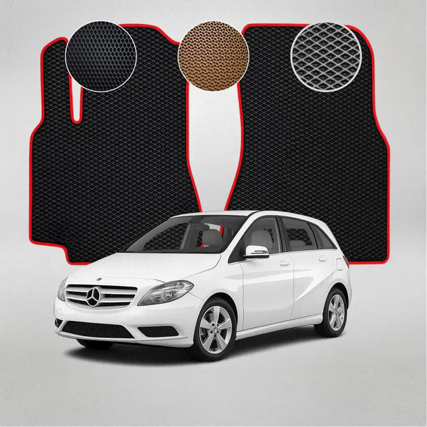 EVA grindų kilimėliai, skirti „Mercedes-Benz W242 (B250E)“ B klasės antros kartos minivenui (2011–2015 m.)