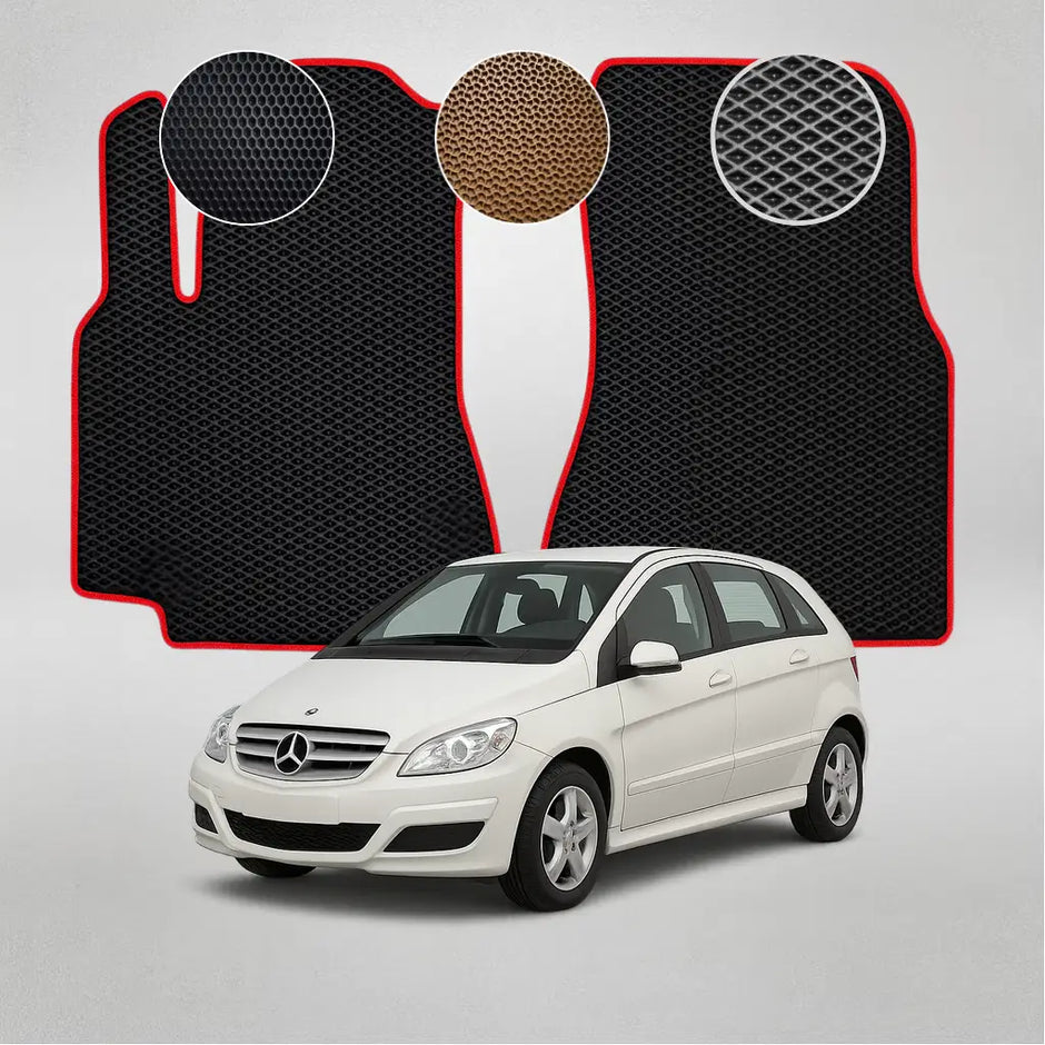 EVA grindų kilimėliai, skirti „Mercedes-Benz W245 B“ klasės 1-osios kartos minivenui (2005–2010 m.)