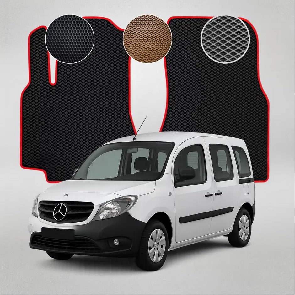 EVA grindų kilimėliai, skirti Mercedes-Benz W415 Citan 1-os kartos mikroautobusui (2012–2021 m.)