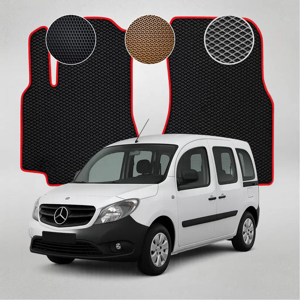 EVA grindų kilimėliai, skirti Mercedes-Benz W415 Citan 1-os kartos mikroautobusui (2012–2021 m.)