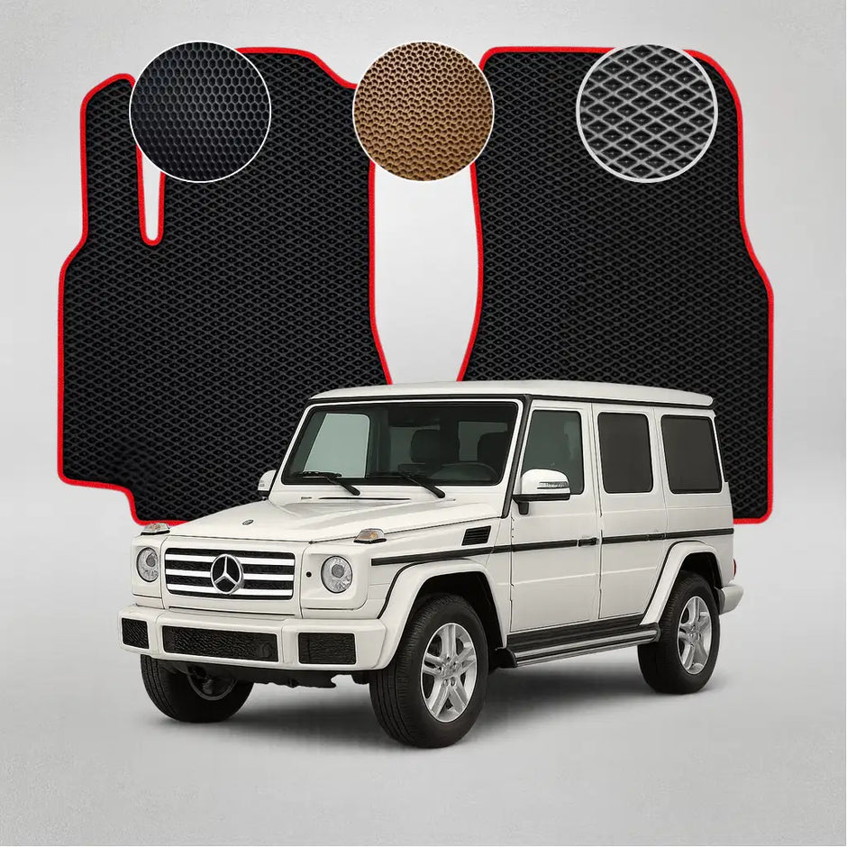EVA grindų kilimėliai, skirti „Mercedes-Benz W463 G“ klasės antros kartos krosoveriui (2012–2015 m.)