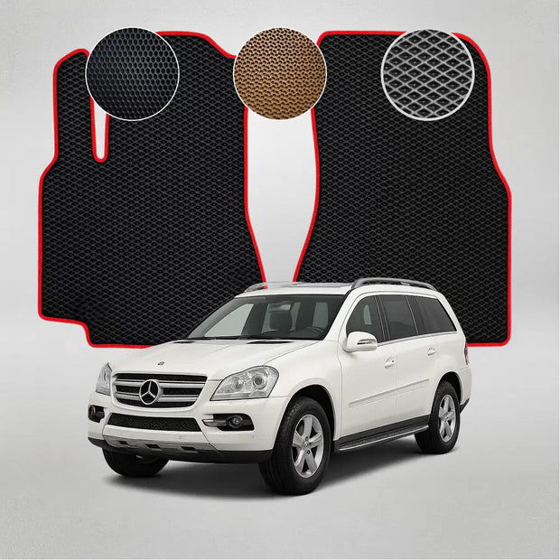 EVA grindų kilimėliai, skirti „Mercedes-Benz X164 GL“ klasės pirmosios kartos krosoveriui (2006–2012 m.)