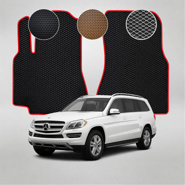 EVA grindų kilimėliai, skirti „Mercedes-Benz X166“ (GL350) GL klasės antros kartos krosoveriui (2012–2015 m.)