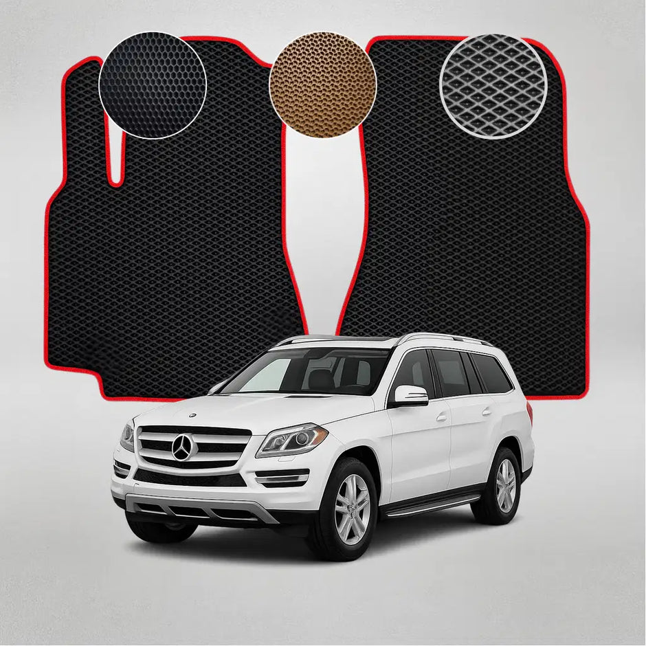 EVA grindų kilimėliai, skirti „Mercedes-Benz X166 GL“ klasės antros kartos krosoveriui (2012–2015 m.)