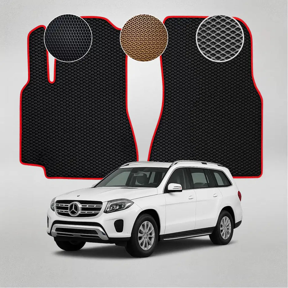 EVA grindų kilimėliai, skirti „Mercedes-Benz X166 GLS“ klasės antros kartos krosoveriui (2015–2019 m.)