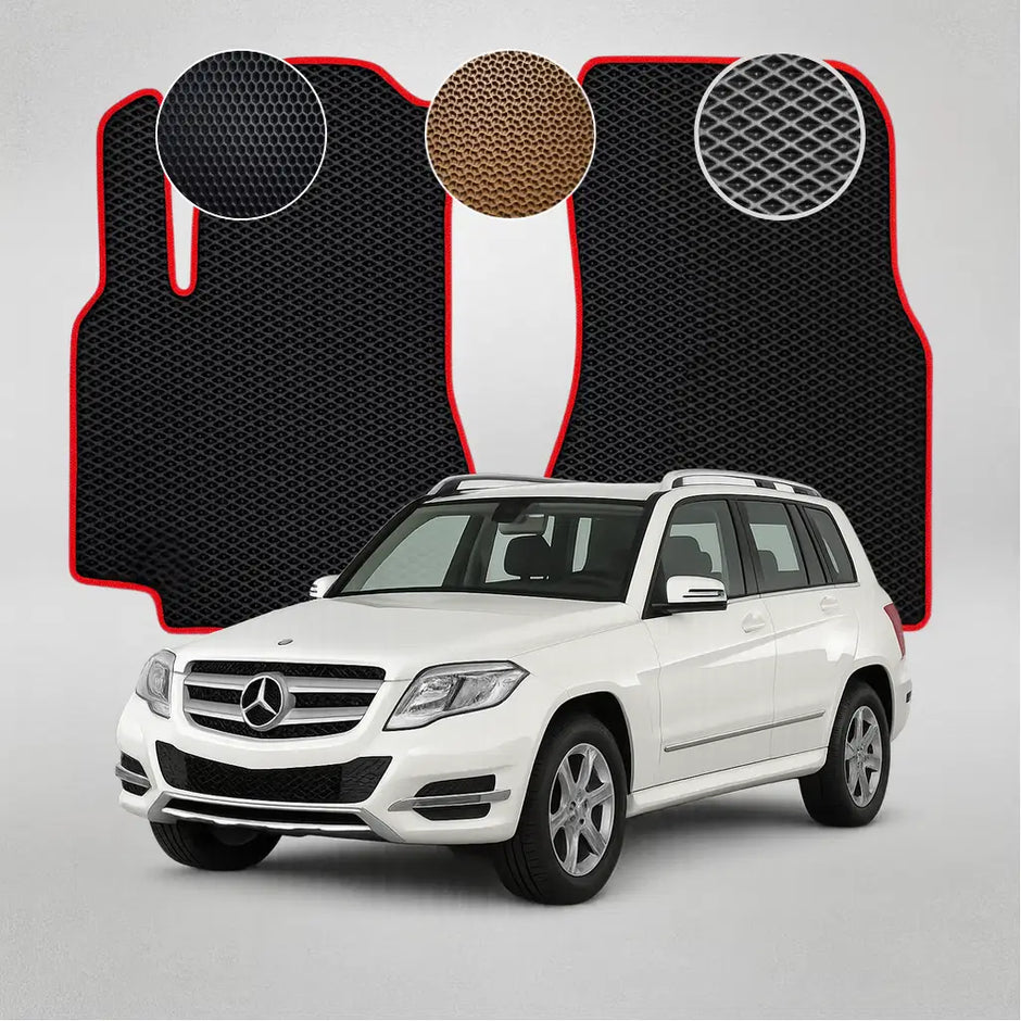 EVA grindų kilimėliai, skirti „Mercedes-Benz X204 GLK“ klasės pirmosios kartos krosoveriui (2008–2015 m.)