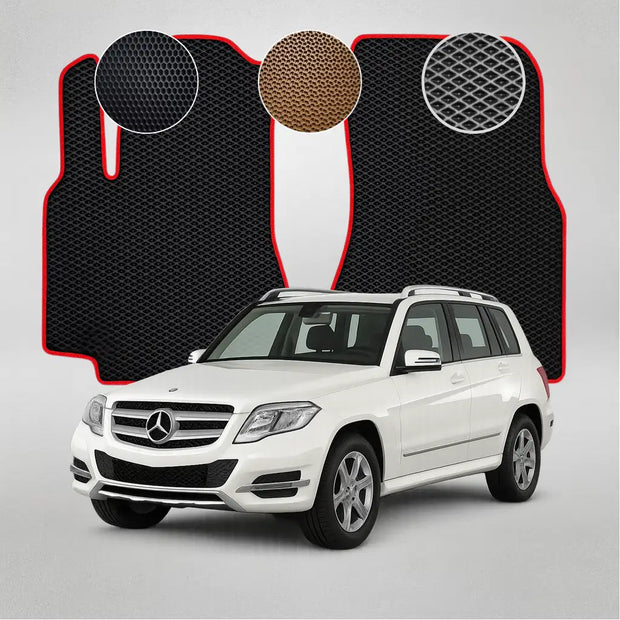 EVA grindų kilimėliai, skirti „Mercedes-Benz X204 GLK“ klasės pirmosios kartos krosoveriui (2008–2015 m.)