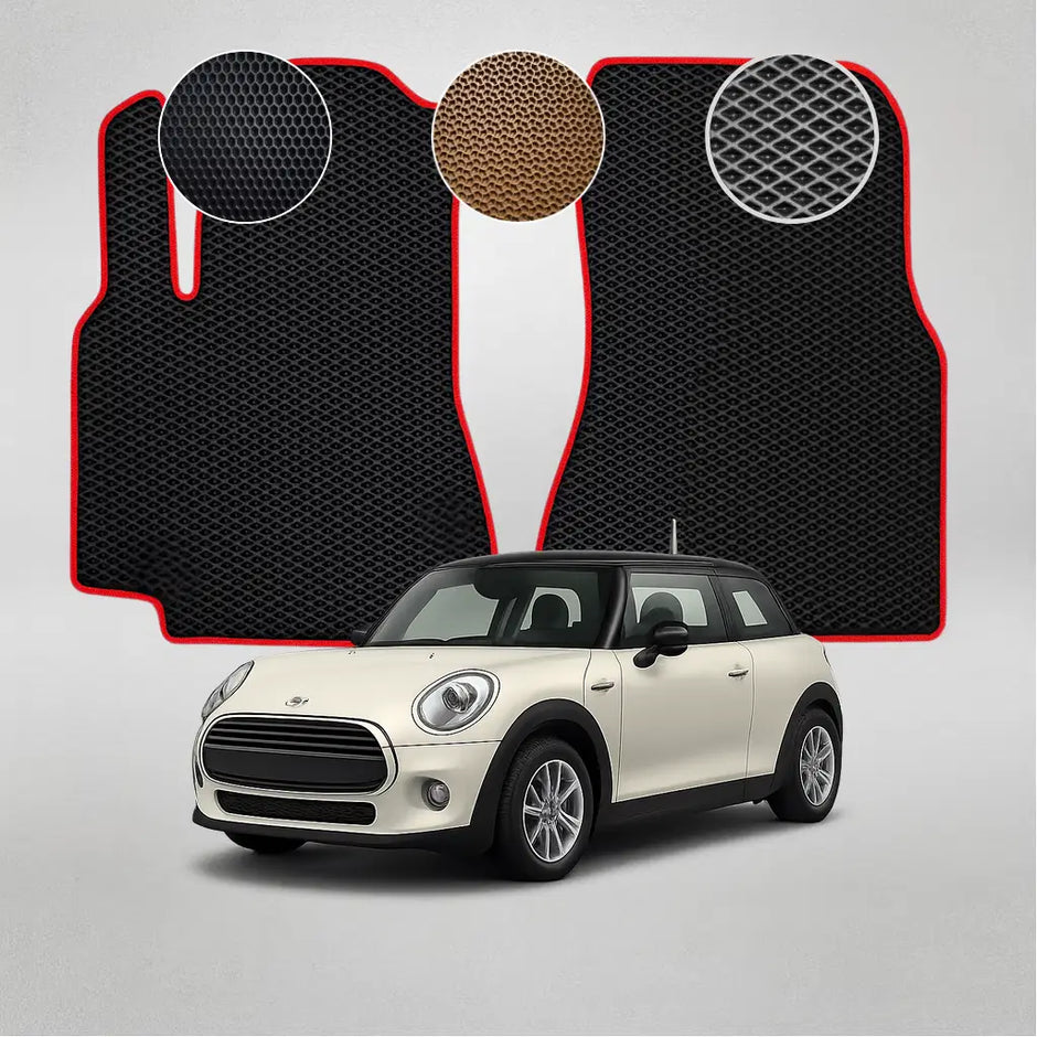 EVA grindų kilimėliai Mini Cooper F56 3-iosios kartos hečbekui (nuo 2014 m.)