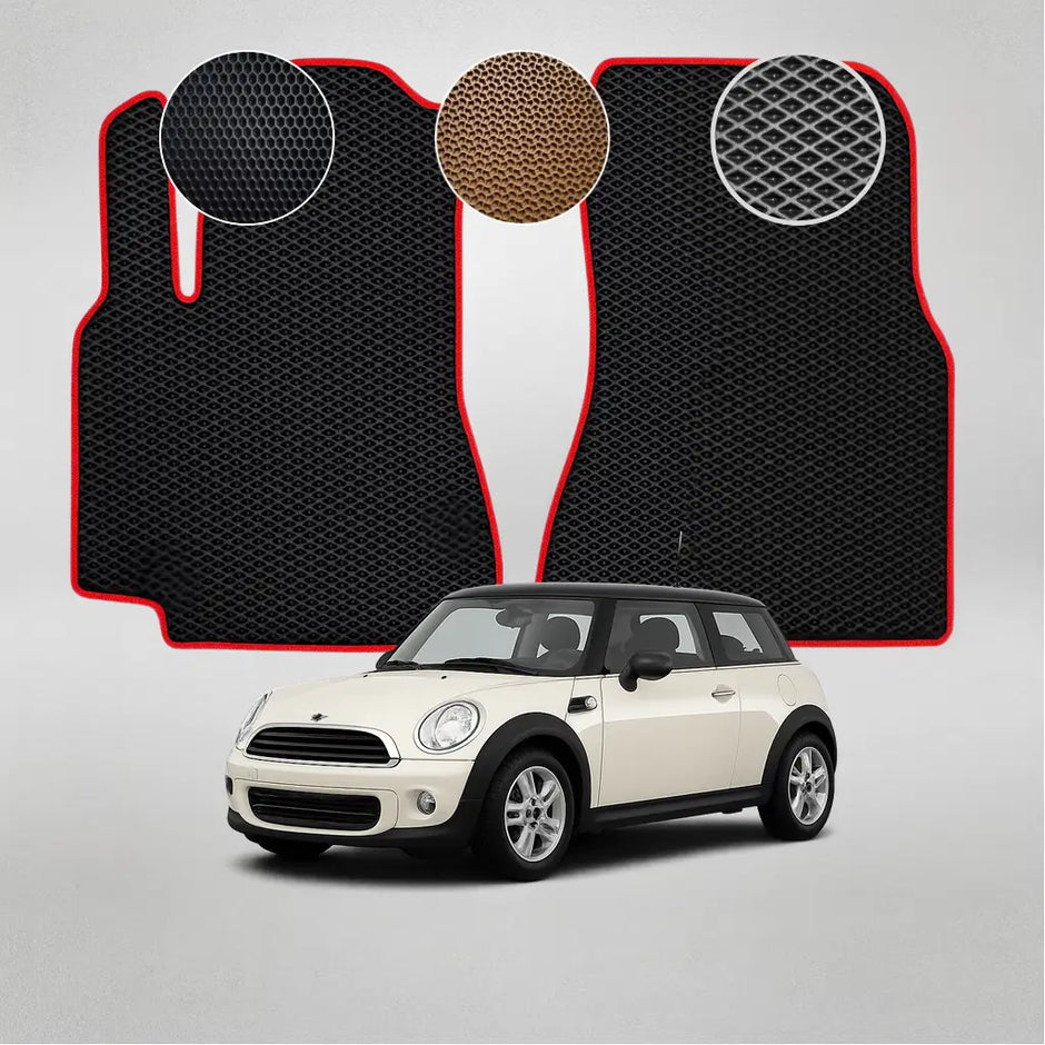 EVA grindų kilimėliai, skirti „Mini Cooper R56“ antros kartos hečbekui (2006–2014 m.)